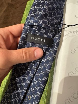Corbata Gucci Azul