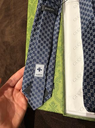 Corbata Gucci Azul