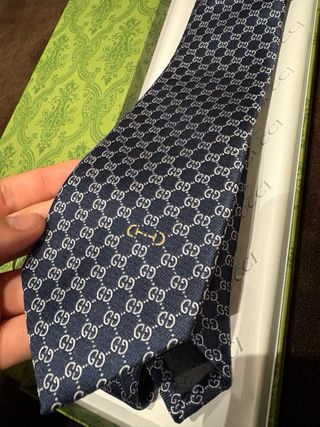 Corbata Gucci Azul