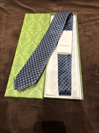 Corbata Gucci Azul