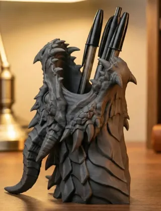 Portapenne Drago Stampa 3D