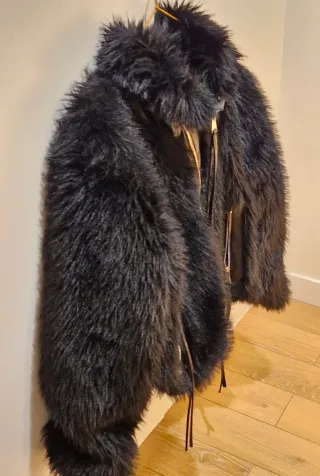 Abrigo/cazadora Enter negro Talla 40