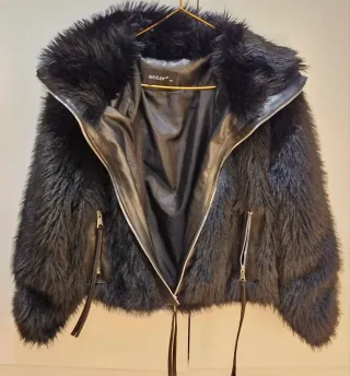 Abrigo/cazadora Enter negro Talla 40