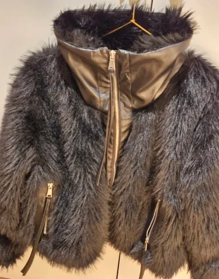 Abrigo/cazadora Enter negro Talla 40