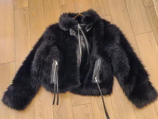 Abrigo/cazadora Enter negro Talla 40