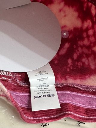 Gorra Supreme Tie Dye Roja Multicolor