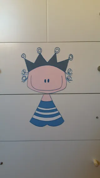 Cómoda cambiador bebé madera maciza