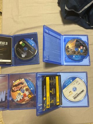Lote 4 juegos PS4