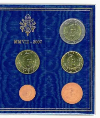 Vaticano 2007 Euroset 8 Monedas
