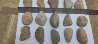 25 piedras naturales variadas