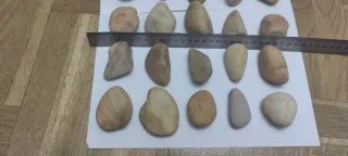 25 piedras naturales variadas