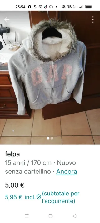 Felpa Gap Bambino XXL 14-16