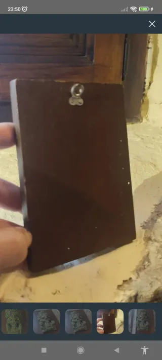 Antiguo Ídolo Azteca Símil Malaquita