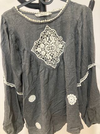 Camisa Zara Basic Mujer Talla M