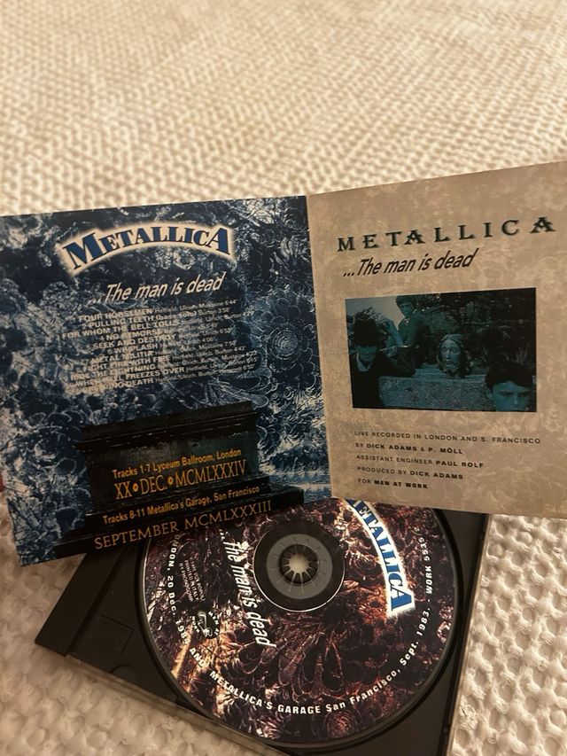 CD Metallica THE MAN IS DEAD