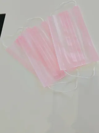 Mascarillas COVID color rosa