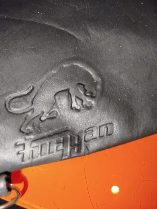 Guantes vintage de cuero, para moto, Furygan.