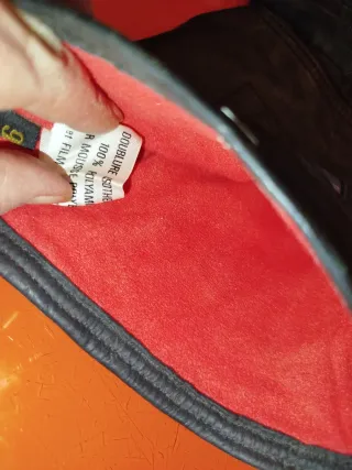 Guantes vintage de cuero, para moto, Furygan.