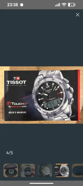 Tissot T-Touch 2 Reloj Cronógrafo