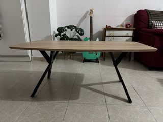 Mesa Centro Industrial Madera y Metal