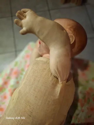 Bambola Minerva Germania anni '40 h.70cm