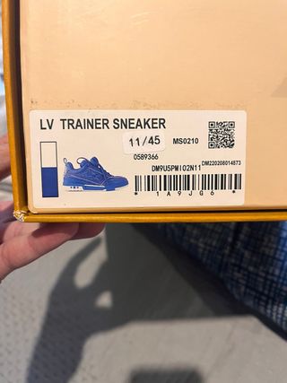 Louis Vuitton LV Trainer Sneaker Talla 45