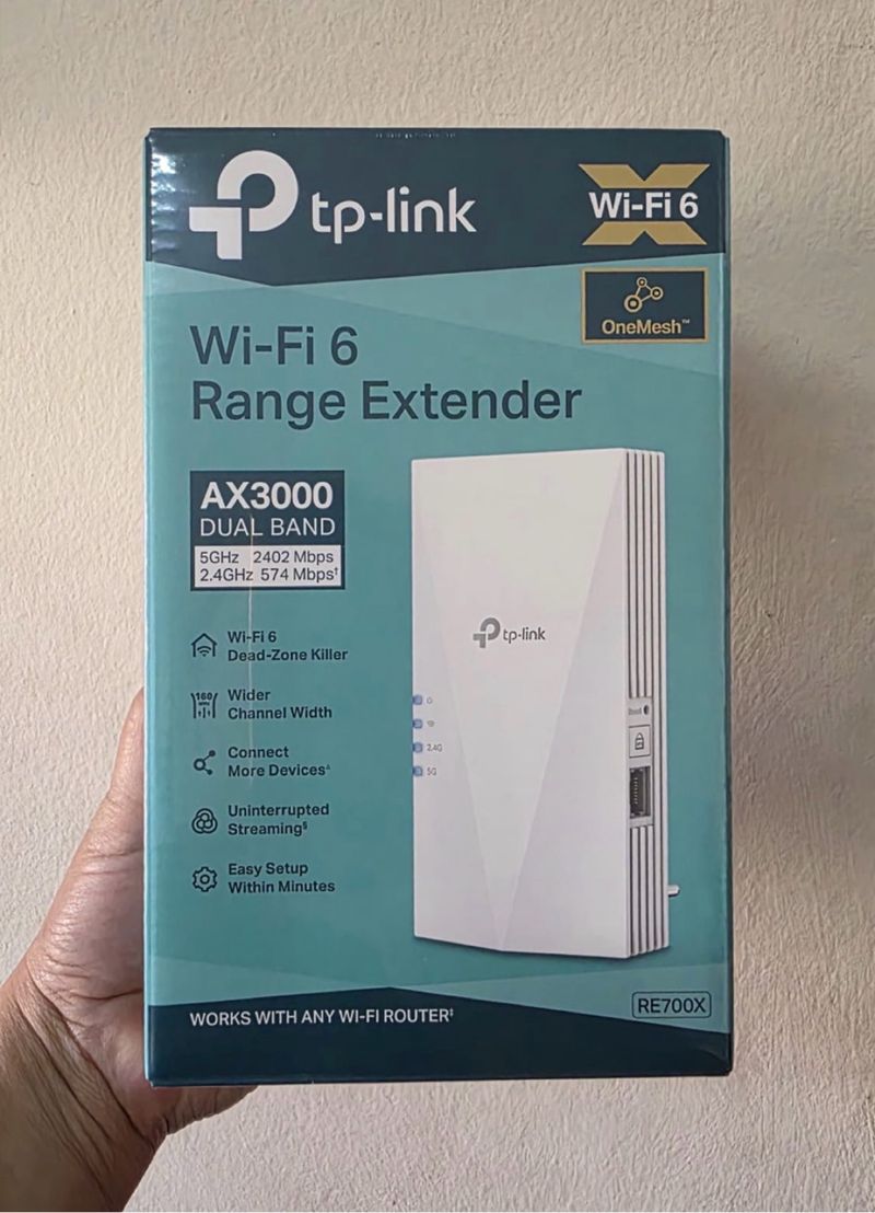 TP-Link Wi-Fi 6 Range Extender RE700X