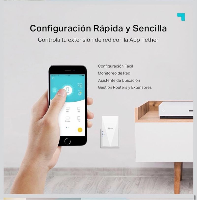 TP-Link Wi-Fi 6 Range Extender RE700X afbeelding 8