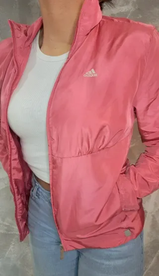 Chaqueta Adidas Vintage Rosa Talla S