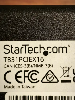 Caixa externa para Placa - TB31PCIEX16 Thunderbolt