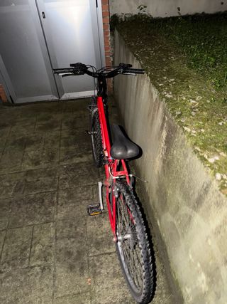 Bicicleta Roja Montaña