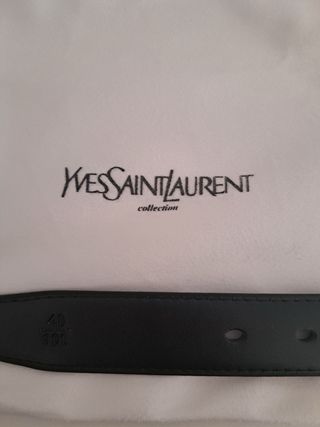 Cinturón YSL Negro y Dorado