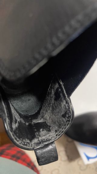 Botines Guess tacón alto plataforma negros 37