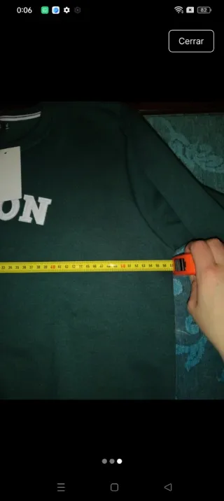 Sudadera Silbon Talla XL Verde