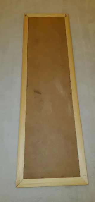 Specchio Vintage Legno Naturale Anni '70