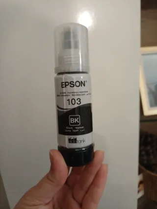 Tinta negra 103, impresora EPSON Ecotank 65 ml
