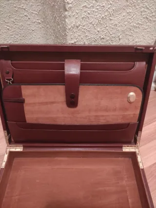 Maletín ejecutivo vintage marrón