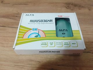 Adaptador WiFi Alfa AWUS036NH USB 150Mb
