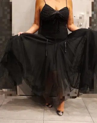 Abito elegante nero tg.42