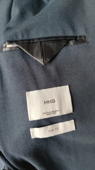 Americana Slim Fit Mango Talla L (52) Nueva