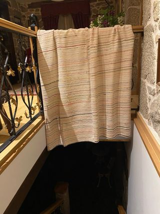 Manta Jarapa Antigua Telar Artesanal