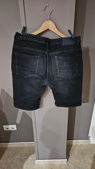 Shorts Denim Co. Slim Talla 34 Negro Muy bueno