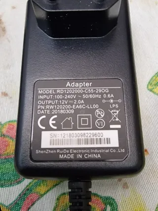 Adaptador Cargador RuiDe RD1202000-C55-290G