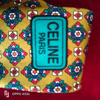 Corbata de caballero con estampado geométrico