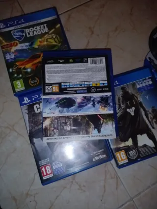 Pack 4 Juegos PS4: Rocket League, Star Wars, Call