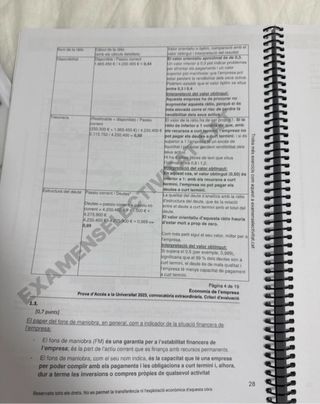 Libro para practicar economía de la empresa en la