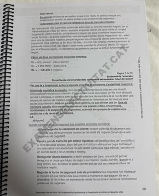 Libro para practicar economía de la empresa en la