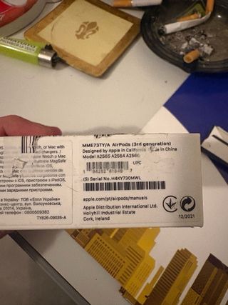 Funda Cargador AirPods 3 Apple Blanca