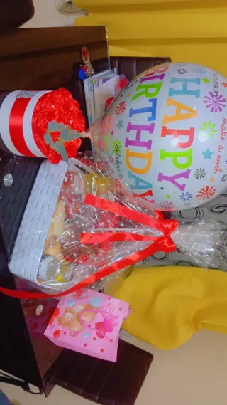 Ramo de flores de satén rosa y blanco o cualquier