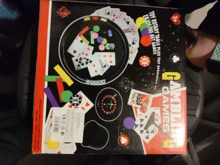 Juego de mesa de póker y casino